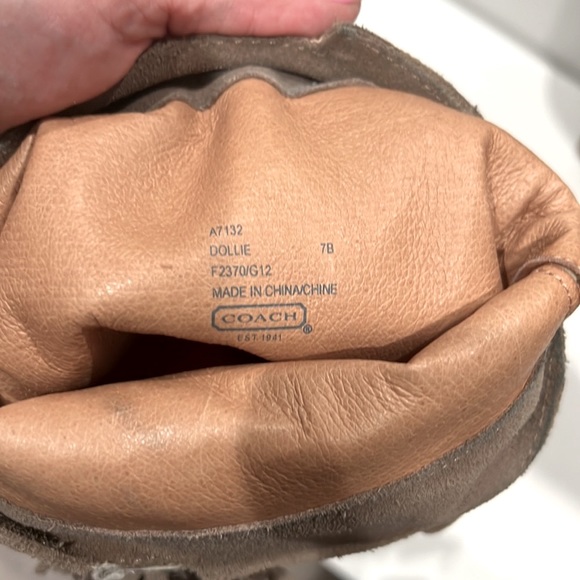 Coach tan Swede SEXY & BOHO Boots - Picture 5 of 10